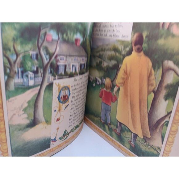 5/$25 Vintage A Little Golden Book Prayers For Children 1952 "F" Edition - Picture 6 of 8
